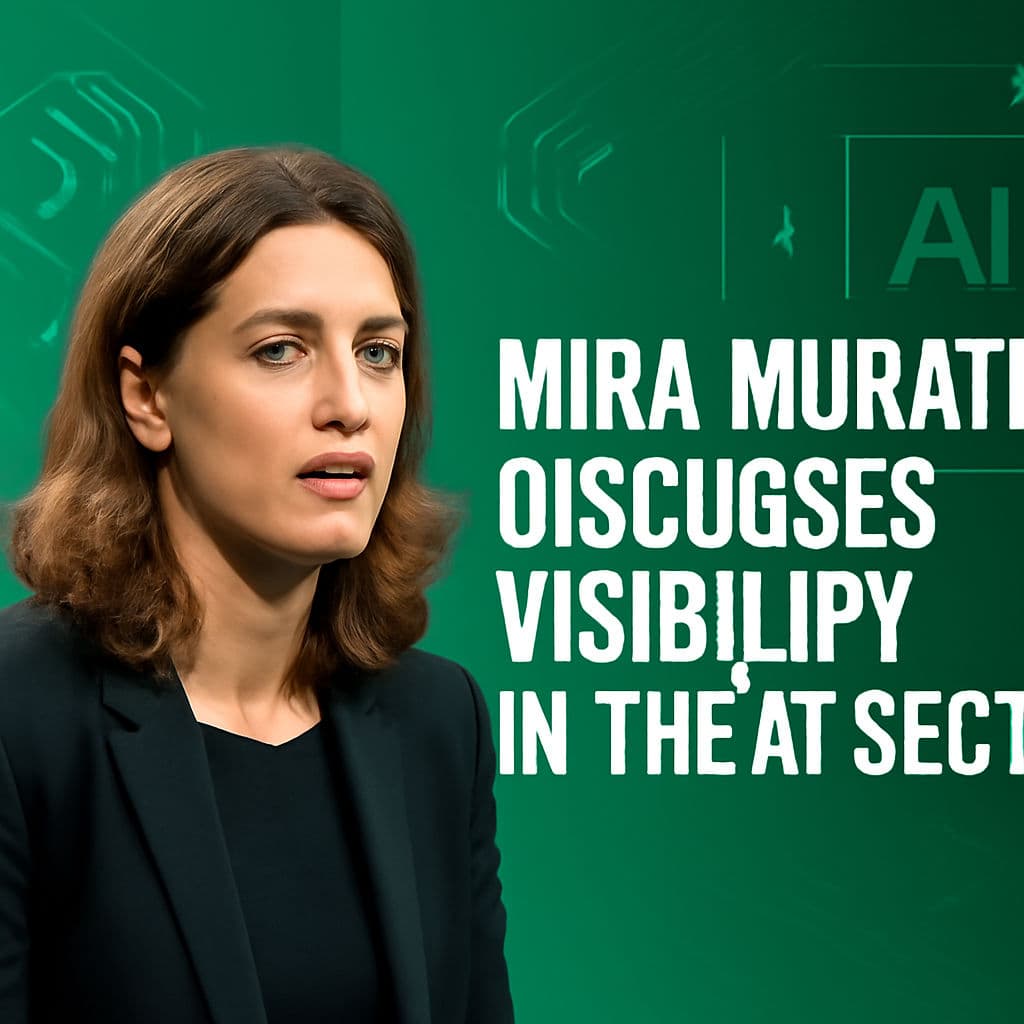 Mira Murati Discusses Visibility in the AI Sector