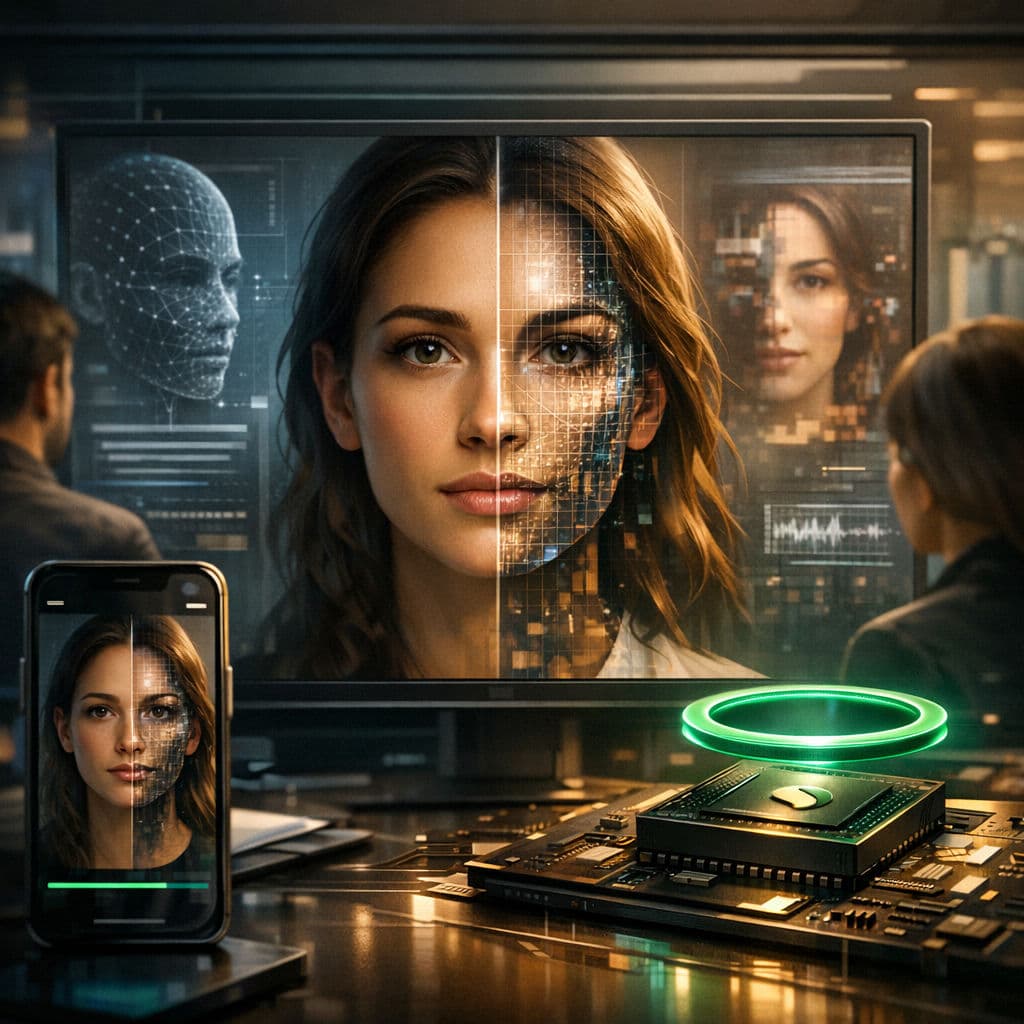 Scam.ai, Qualcomm Unveil Halo for On-Device Deepfake Detection