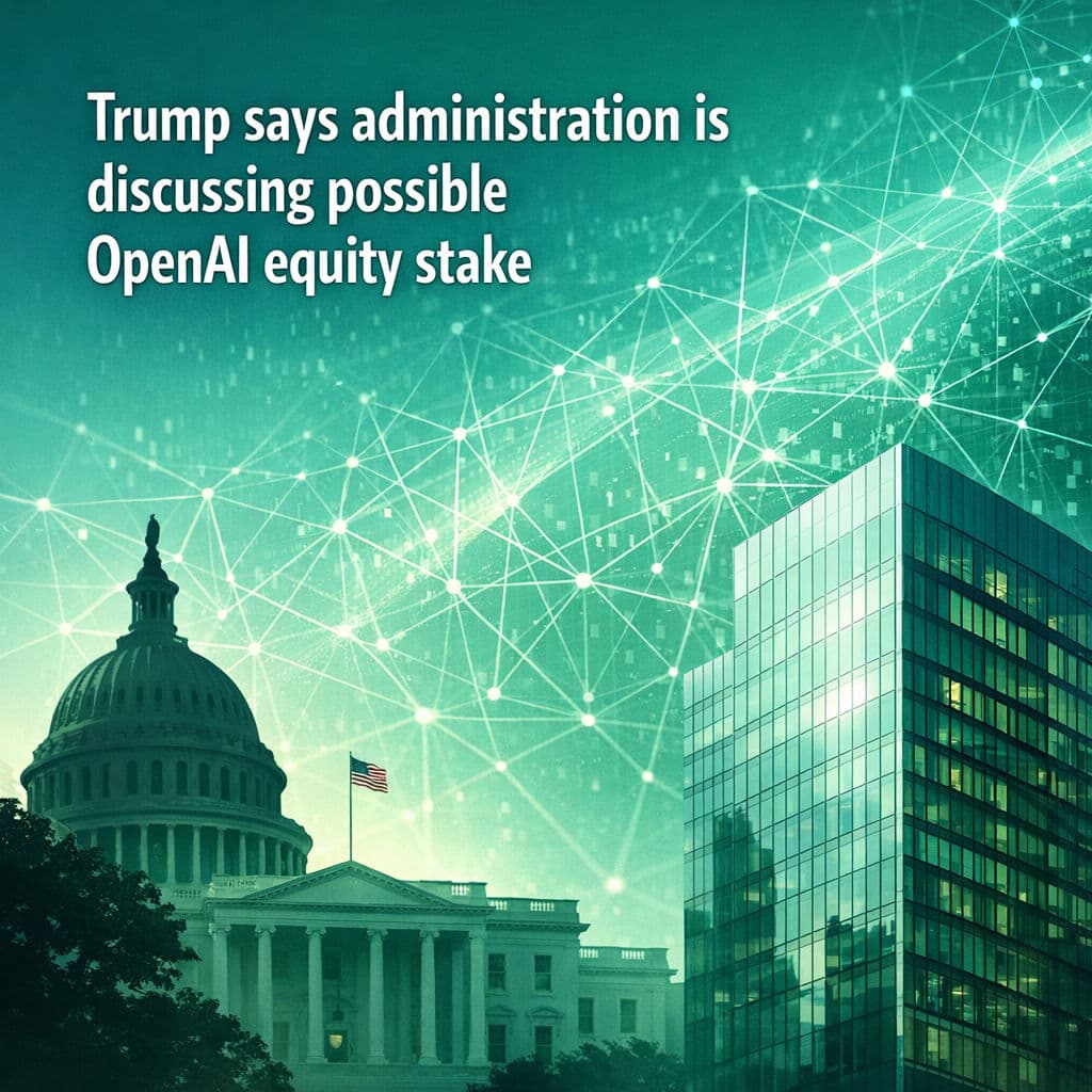 Trump says administration is discussing possible OpenAI equity stake